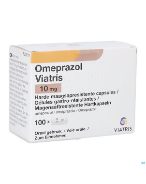 Omeprazol viatris 10mg caps 100