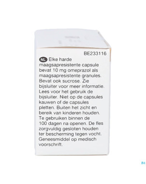 Omeprazol viatris 10mg caps 100