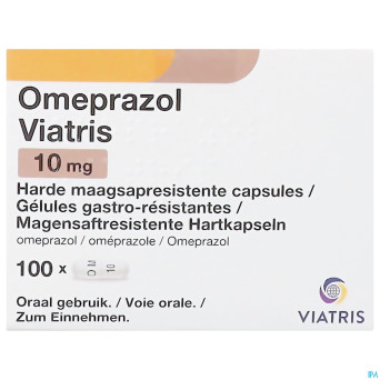 Omeprazol viatris 10mg caps 100