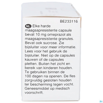 Omeprazol viatris 10mg caps 100