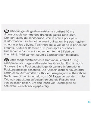 Omeprazol viatris 10mg caps 100