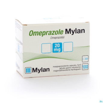 Omeprazol viatris 20mg caps 100