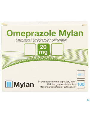 Omeprazol viatris 20mg caps 100