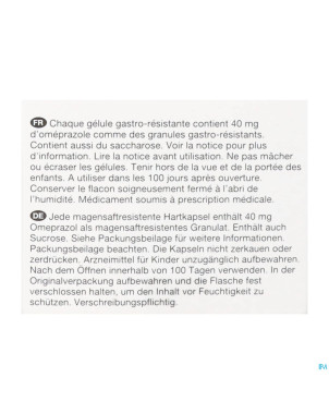 Omeprazol viatris 40mg caps 100