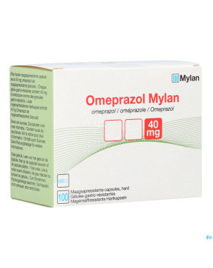 Omeprazol viatris 40mg caps 100
