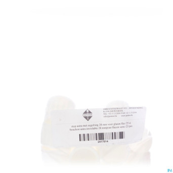 Bouchon astra inviolable pour fl verre+pet 28mm 25