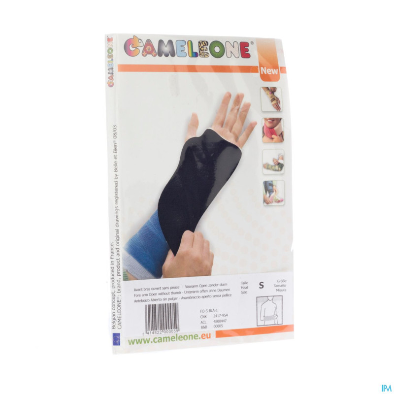 Cameleone avant bras ouvert -pouce noir    s 1
