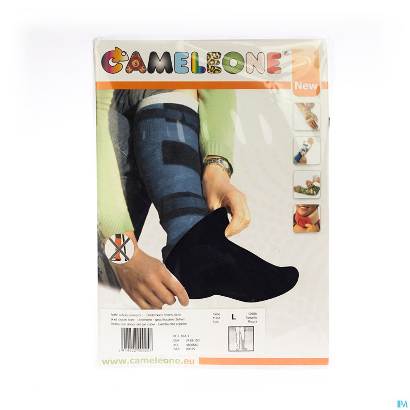 Cameleone botte orteils ferme noir    l 1