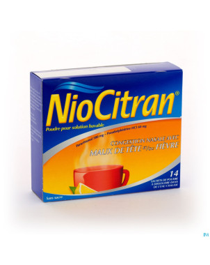 Niocitran 500mg/60mg pdr sol buv. sach 14 x 6g