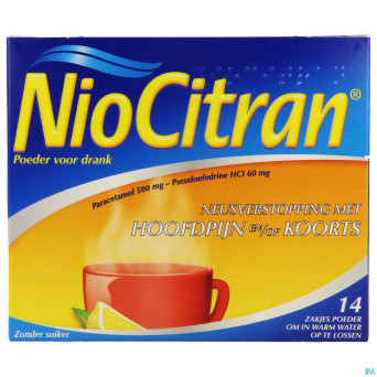 Niocitran 500mg/60mg pdr sol buv. sach 14 x 6g