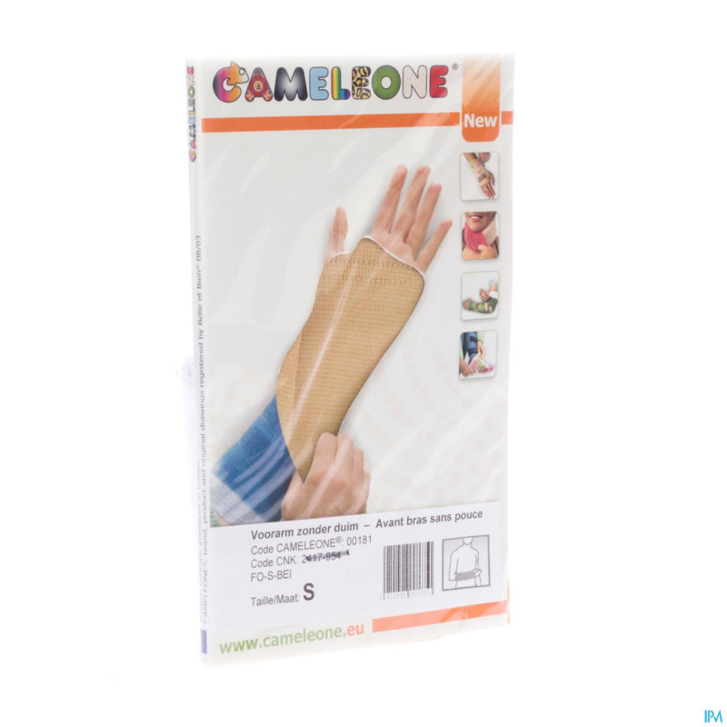 Cameleone avant bras ouvert -pouce beige    s 1