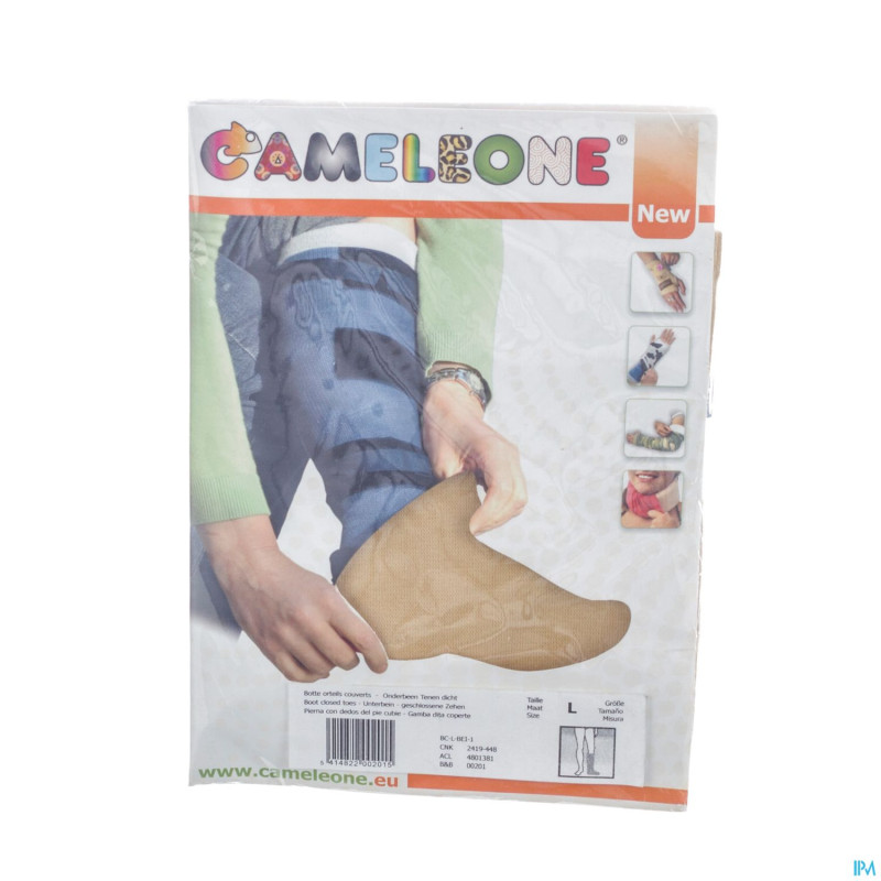 Cameleone botte orteils ferme beige    l 1
