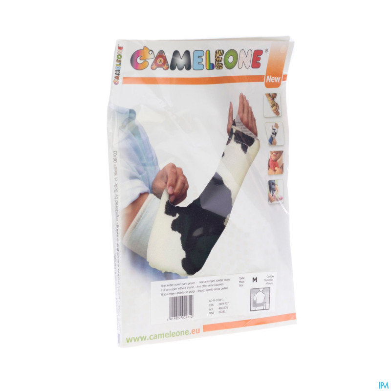 Cameleone avant bras ouvert -pouce vache    m 1