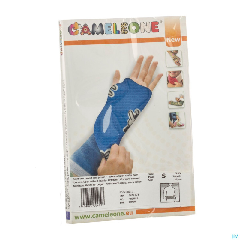 Cameleone avant bras ouvert -pouce chiens    s 1