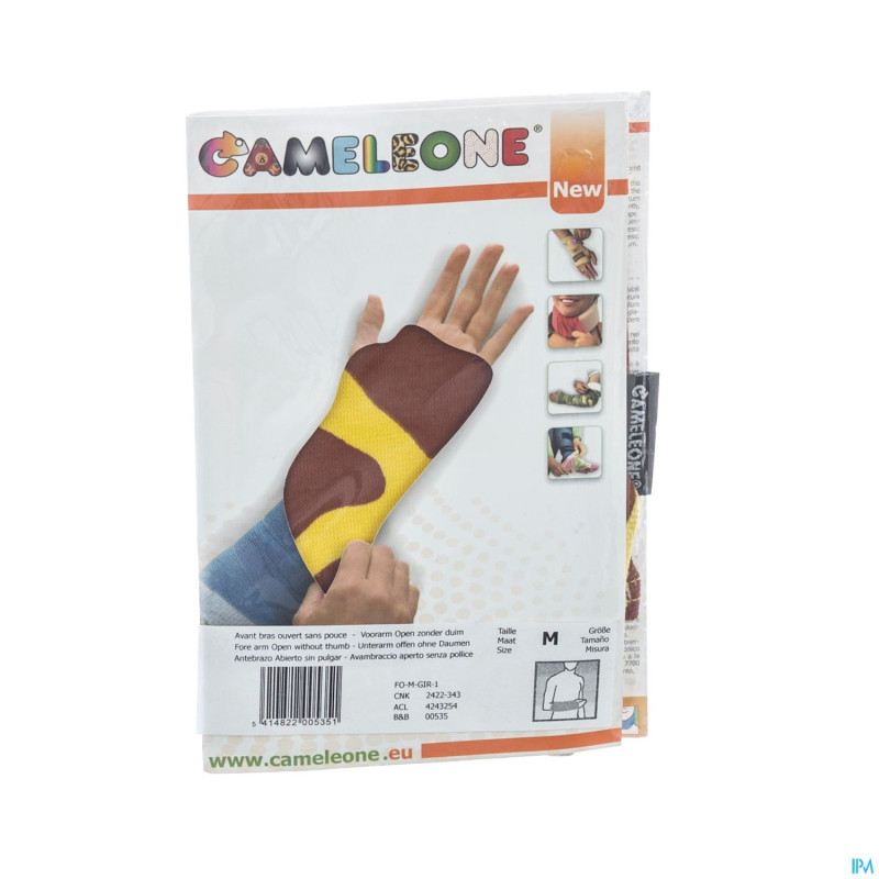 Cameleone avant bras ouvert -pouce girafe    m 1