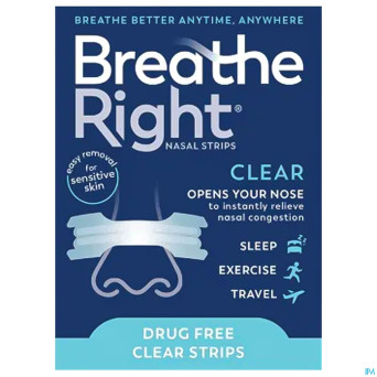 Breathe right clear regular 30