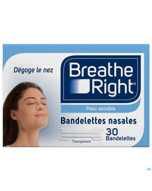 Breathe right clear regular 30