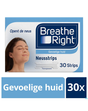Breathe right clear regular 30