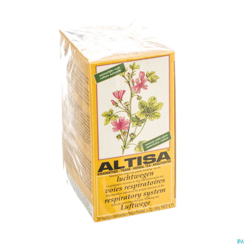 Altisa tisane voies respiratoires 20x2g