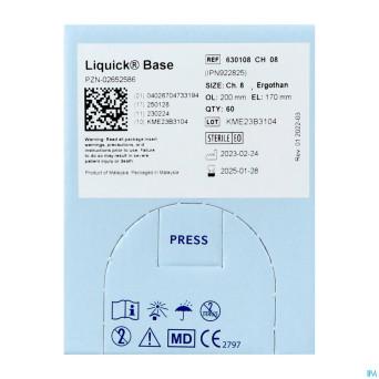 Liquick base ergoth.sonde ves. ch08 20cm 60 630108
