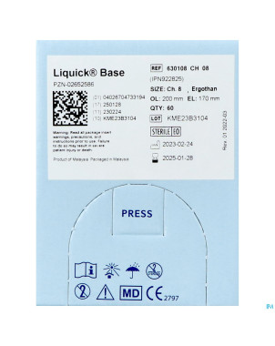 Liquick base ergoth.sonde ves. ch08 20cm 60 630108