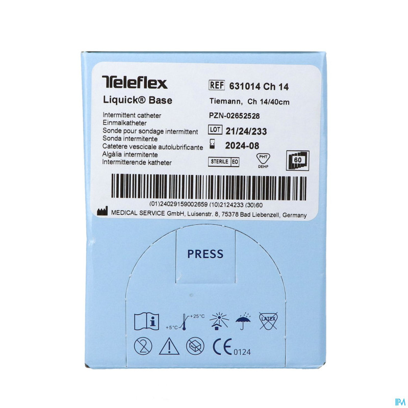 Liquick base tiem. sonde ves.  ch14 40cm 60 631014