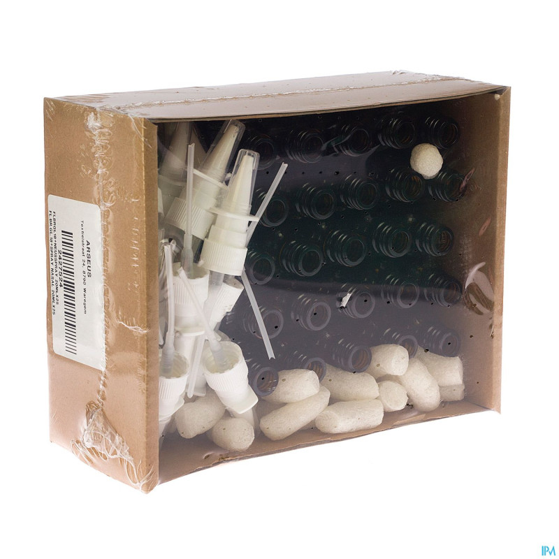 Flacon brun gl.18 spray nez    20ml 25 aca