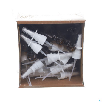 Flacon brun gl.18 spray nez    10ml 25 aca