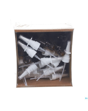 Flacon brun gl.18 spray nez    10ml 25 aca