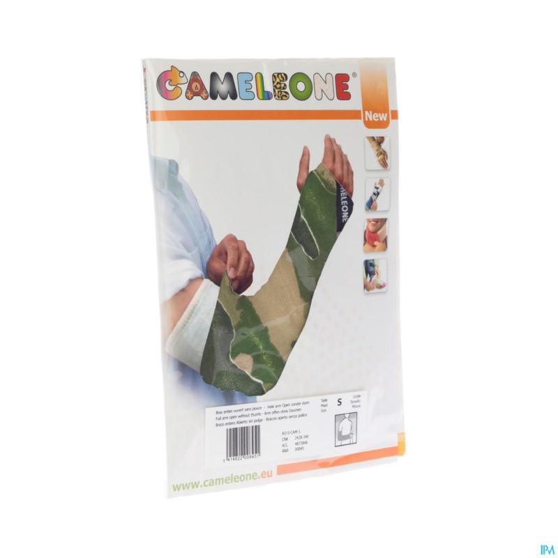 Cameleone bras entier ouvert -pouce camoufl.   s 1