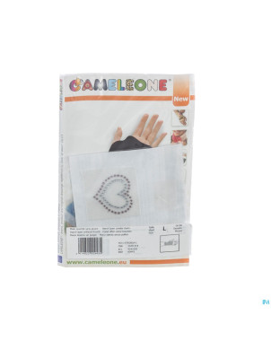 Cameleone main ouvert -pouce coeurs    l 1