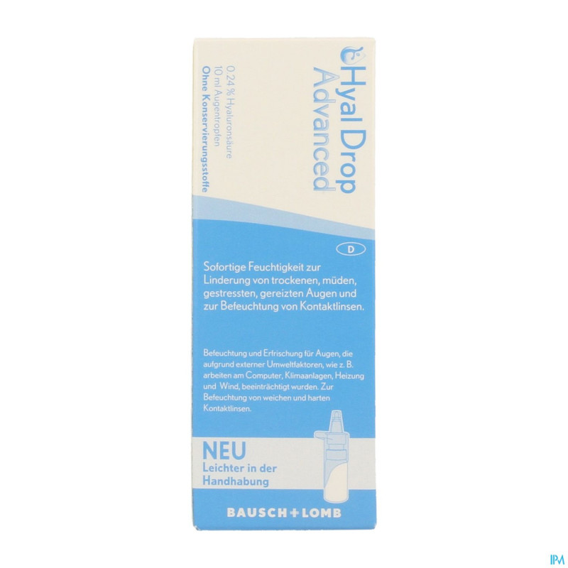 Hyaldrop advanced solution 10ml
