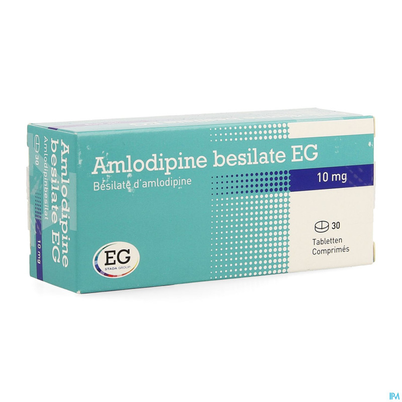 Amlodipine besilate eg comp 30x10mg