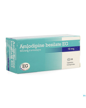 Amlodipine besilate eg comp 30x10mg