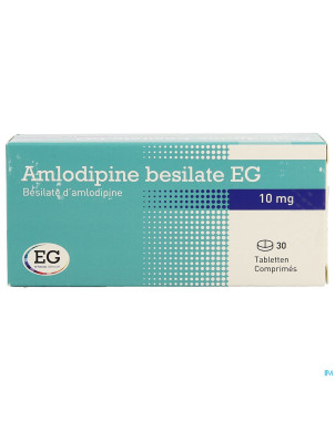 Amlodipine besilate eg comp 30x10mg