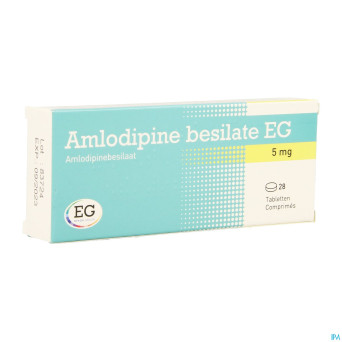 Amlodipine besilate eg comp 28x5mg