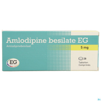 Amlodipine besilate eg comp 28x5mg
