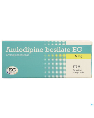 Amlodipine besilate eg comp 28x5mg