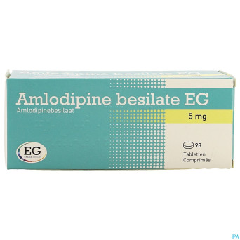 Amlodipine besilate eg comp  98x 5mg