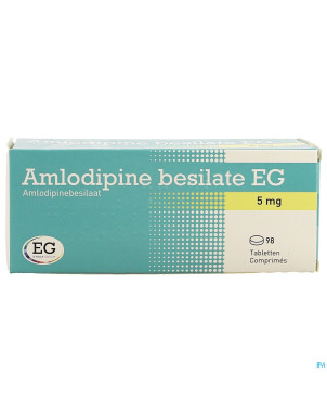 Amlodipine besilate eg comp  98x 5mg