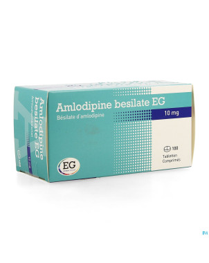 Amlodipine besilate eg comp 100x10mg