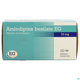 Amlodipine besilate eg comp 100x10mg