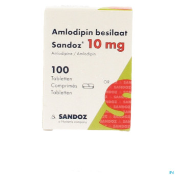 Amlodipine besilate eg comp 100x10mg