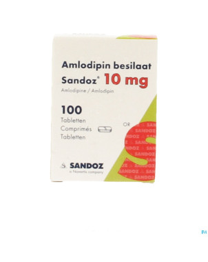 Amlodipine besilate eg comp 100x10mg