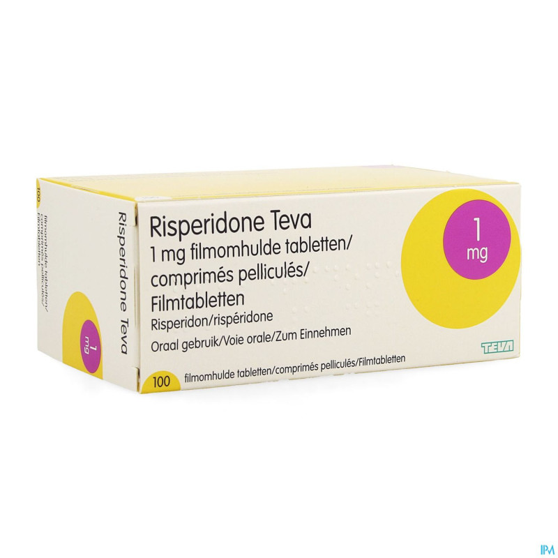 Risperidone teva 1 mg comp 100