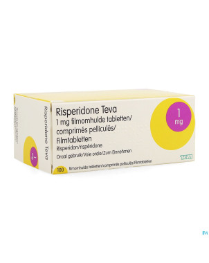 Risperidone teva 1 mg comp 100