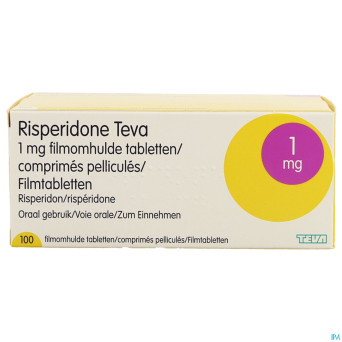 Risperidone teva 1 mg comp 100