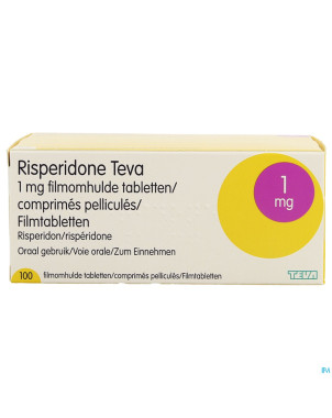 Risperidone teva 1 mg comp 100