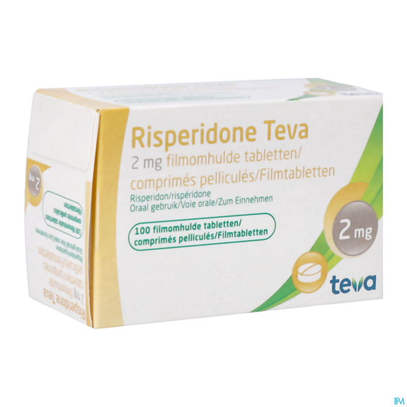 Risperidone teva 2 mg comp 100