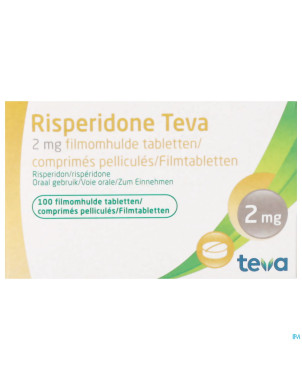 Risperidone teva 2 mg comp 100